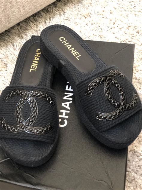 chanel slidders|Chanel flip flops price.